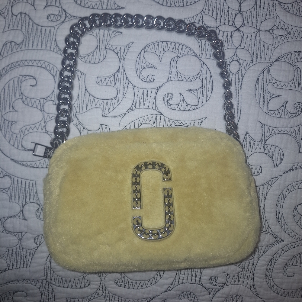 Marc Jacobs Faux Fur Snapshot Crossbody Bag